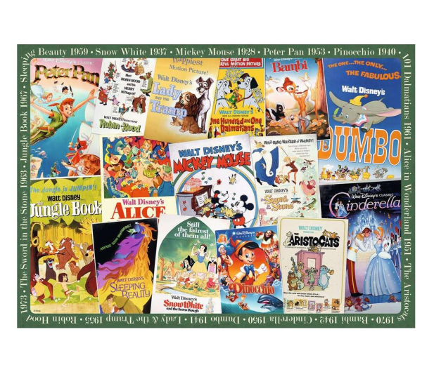 Ravensburger Zestaw Stare plakaty z filmów Disney + 99 silnych kobiet - 1059981 - zdjęcie 3